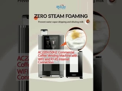 เครื่องขายกาแฟแบบพาณิชย์ AC220V/50HZ พร้อม WIFI และ RJ-45