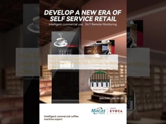 เครื่องกาแฟ MACAS ที่ยืนบนพื้น สวยงาม ประสิทธิภาพสูงสําหรับคาเฟ่ที่ยุ่ง