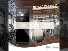 Macas Commercial ครบถ้วนอัตโนมัติ เครื่องกาแฟกระเป๋ากระเป๋ากระเป๋ากระเป๋ากระเป๋ากระเป๋ากระเป๋า