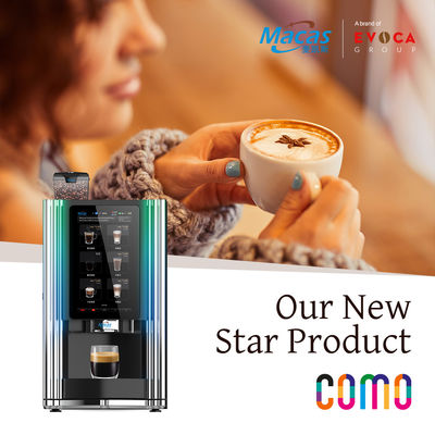 2000W เครื่องขายกาแฟบนโต๊ะที่ปรุงสด รองรับ IOT
