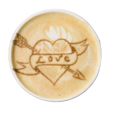 5-15s พิมพ์ 600dpi กาแฟ Latte Art Printer Wifi เชื่อม 1000 ถ้วย