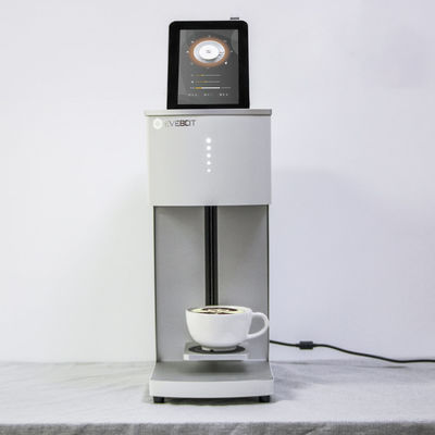 เครื่องพิมพ์กาแฟสําหรับคาเฟ่บาริสต้าในร้านกาแฟ ขนมปังเบียร์