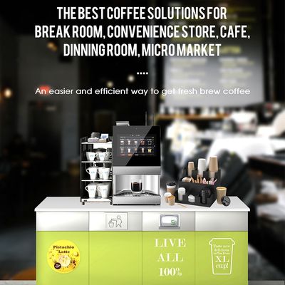 โปรต็อกอล MDB เครื่องขายกาแฟคอนเตอร์ท็อปสําหรับธุรกิจ