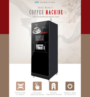 ซื้อ เครื่องดื่มกาแฟที่ยืนบนพื้นหลายฟังก์ชันสําหรับการขายกาแฟด้วยตนเอง การผลิตออนไลน์