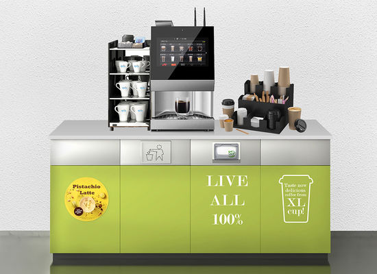 ซื้อ ปรับปรุงการบริการเครื่องดื่มของคุณ ด้วยเครื่องขายกาแฟที่ทันสมัยสําหรับสถานที่ที่ยุ่งยาก การผลิตออนไลน์