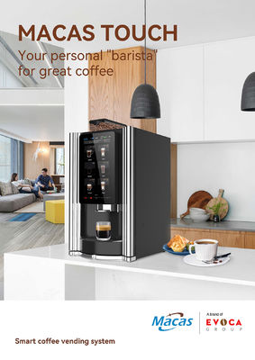 เครื่องขายกาแฟอัตโนมัติ 220V 2000W พร้อมจอสัมผัสขนาด 15.6 นิ้ว