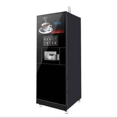 เครื่องกาแฟที่สะดวกและยืนบนพื้นสําหรับสํานักงานที่มีถังน้ําขนาดใหญ่