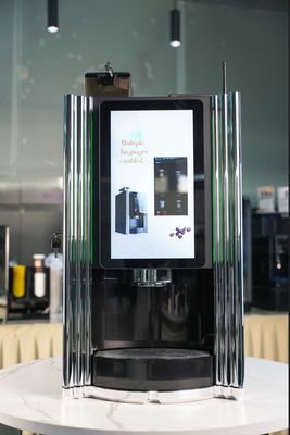 การคัดเลือกเครื่องดื่มสีดําในเครื่องขายกาแฟพาณิชย์ที่มีแรงดันปริมาณ AC220V/50HZ 110V/60Hz